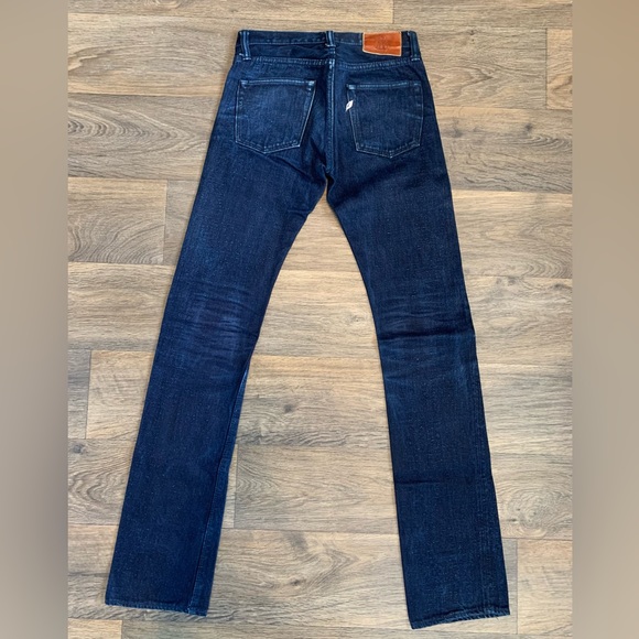 Pure Blue Japan/ Syoaiya Co. XX-007 Double Indigo Slim Straight Raw - Picture 2 of 5